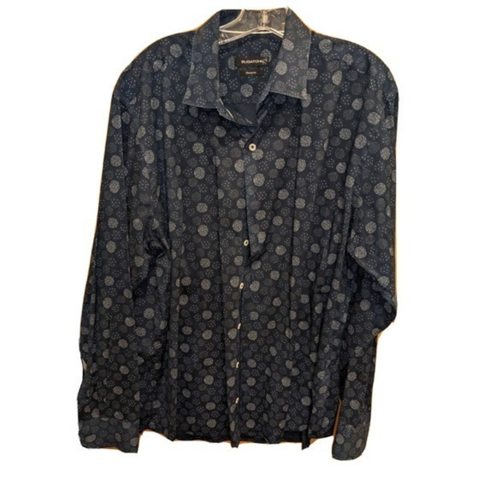Bugatchi Classic‎ Fit Sports Shirt Size XL